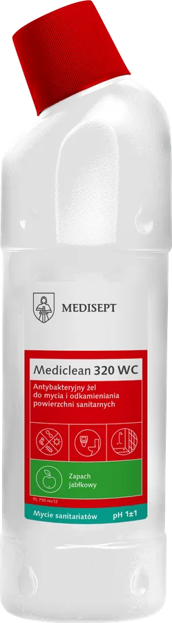 MEDISEPT MEDICLEAN MC 320 WC Żel do sanitariatów 750ml