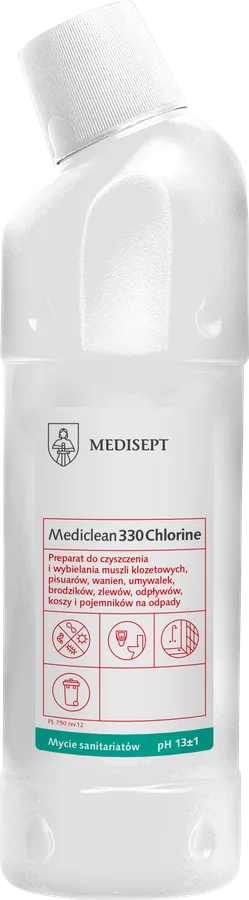 MEDISEPT MEDICLEAN MC 330 Antybakteryjny żel do czyszczenia i wybielania sanitariatów 750ml
