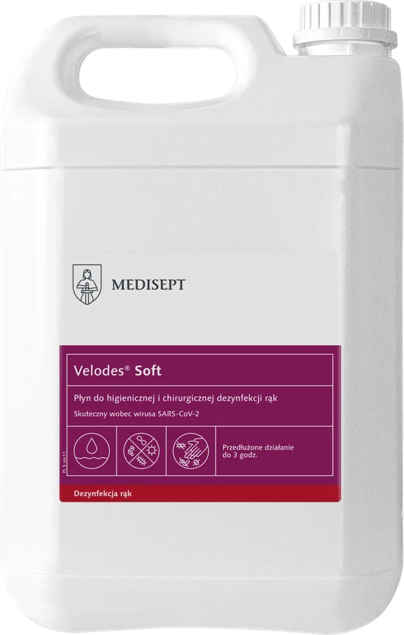 MEDISEPT VELODES SOFT Płyn do dezynfekcji rąk 5L