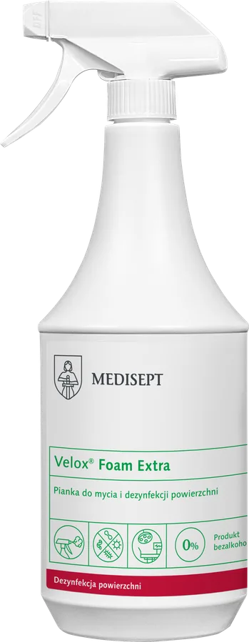MEDISEPT VELOX FOAM EXTRA Pianka do dezynfekcji powierzchni 1L