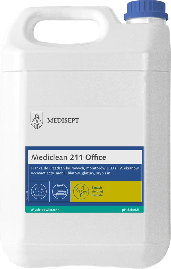 MEDISEPT MEDICLEAN MC 211 Pianka do powierzchni zmywalnych 5L zielona herbata